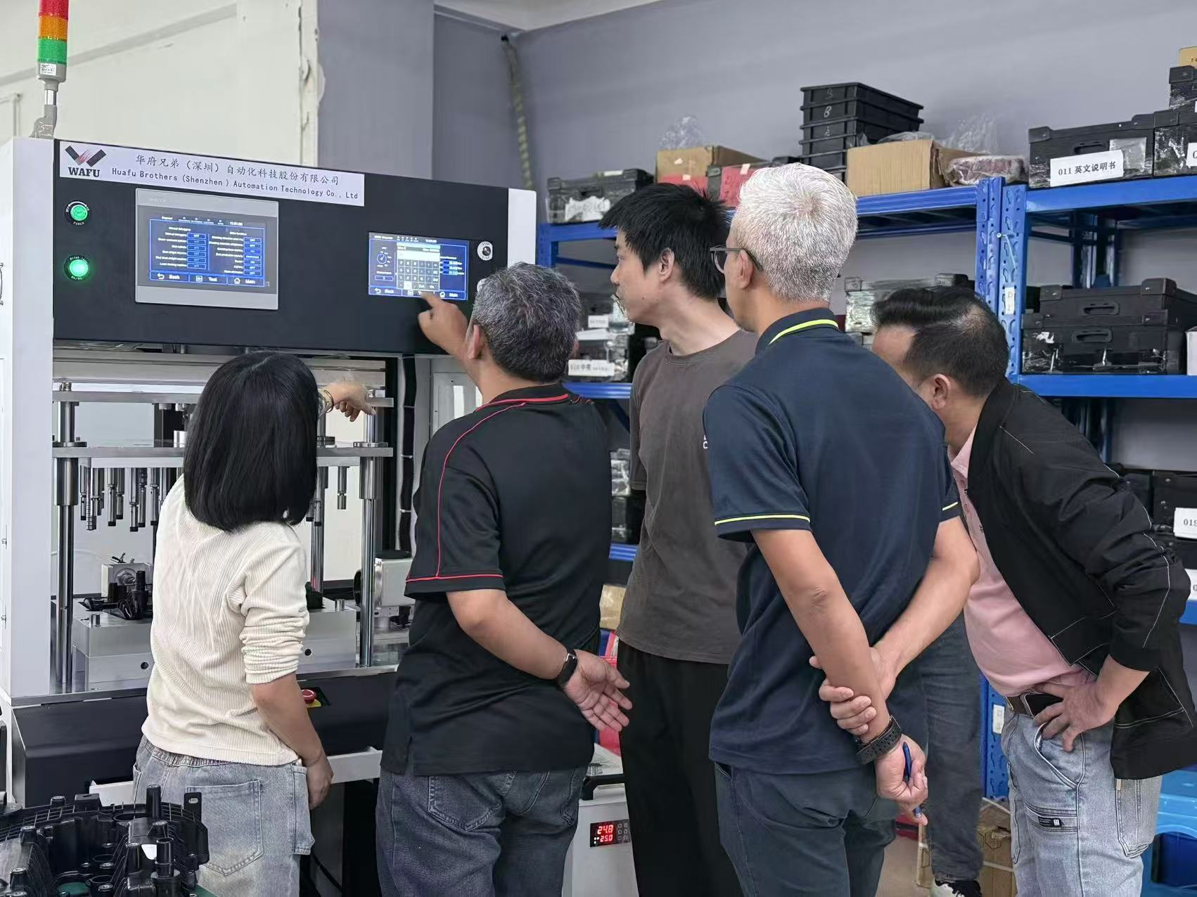 汽车发动机缸体检测现场